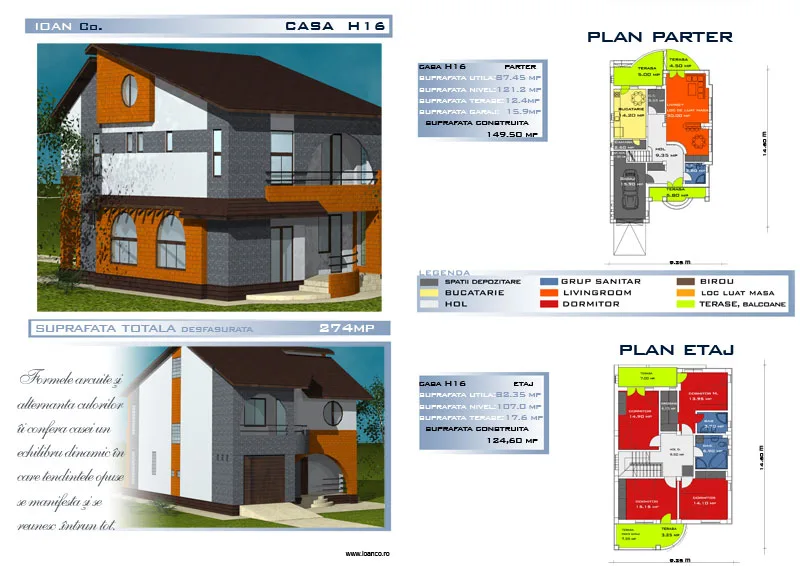 Proiect H16 — catalog SC SOFIA INVEST CONSTRUCT SRL