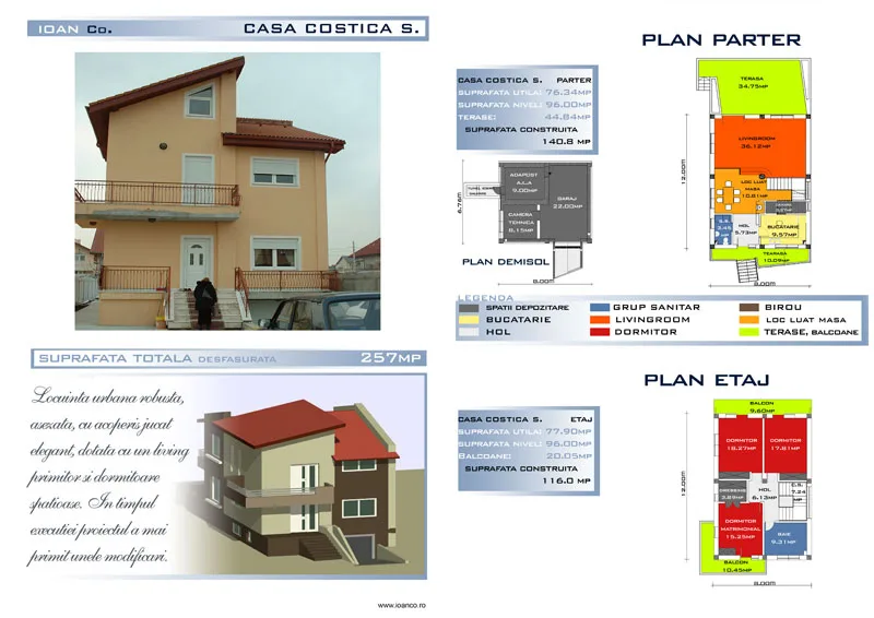 Proiect Stere C — catalog SC SOFIA INVEST CONSTRUCT SRL